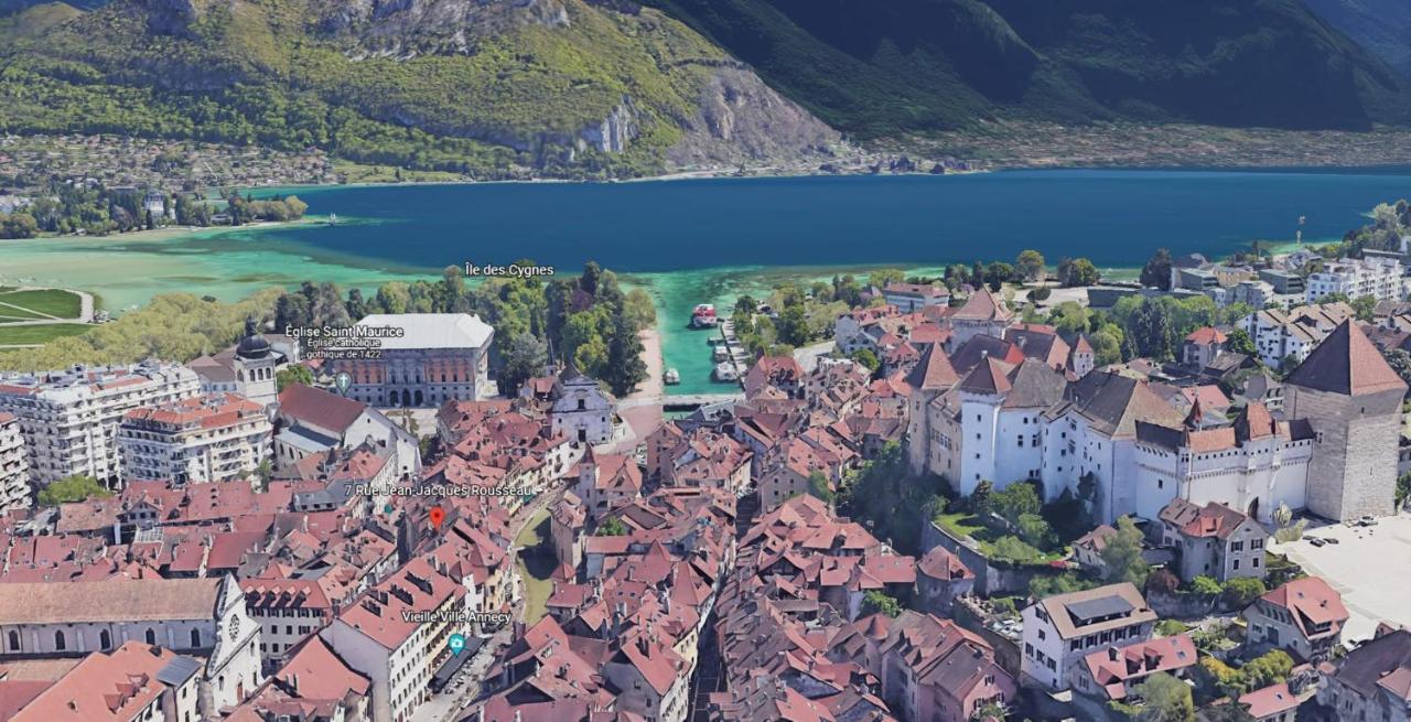Le Canal - Nice Studio On The Venice Of The Alps آنسي المظهر الخارجي الصورة
